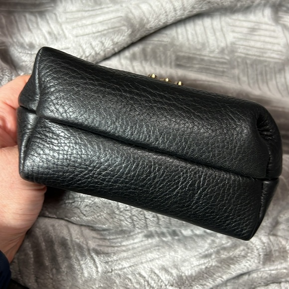 Portland Leather Goods Black Medium Cosmetic Bag - Picture 4 of 4